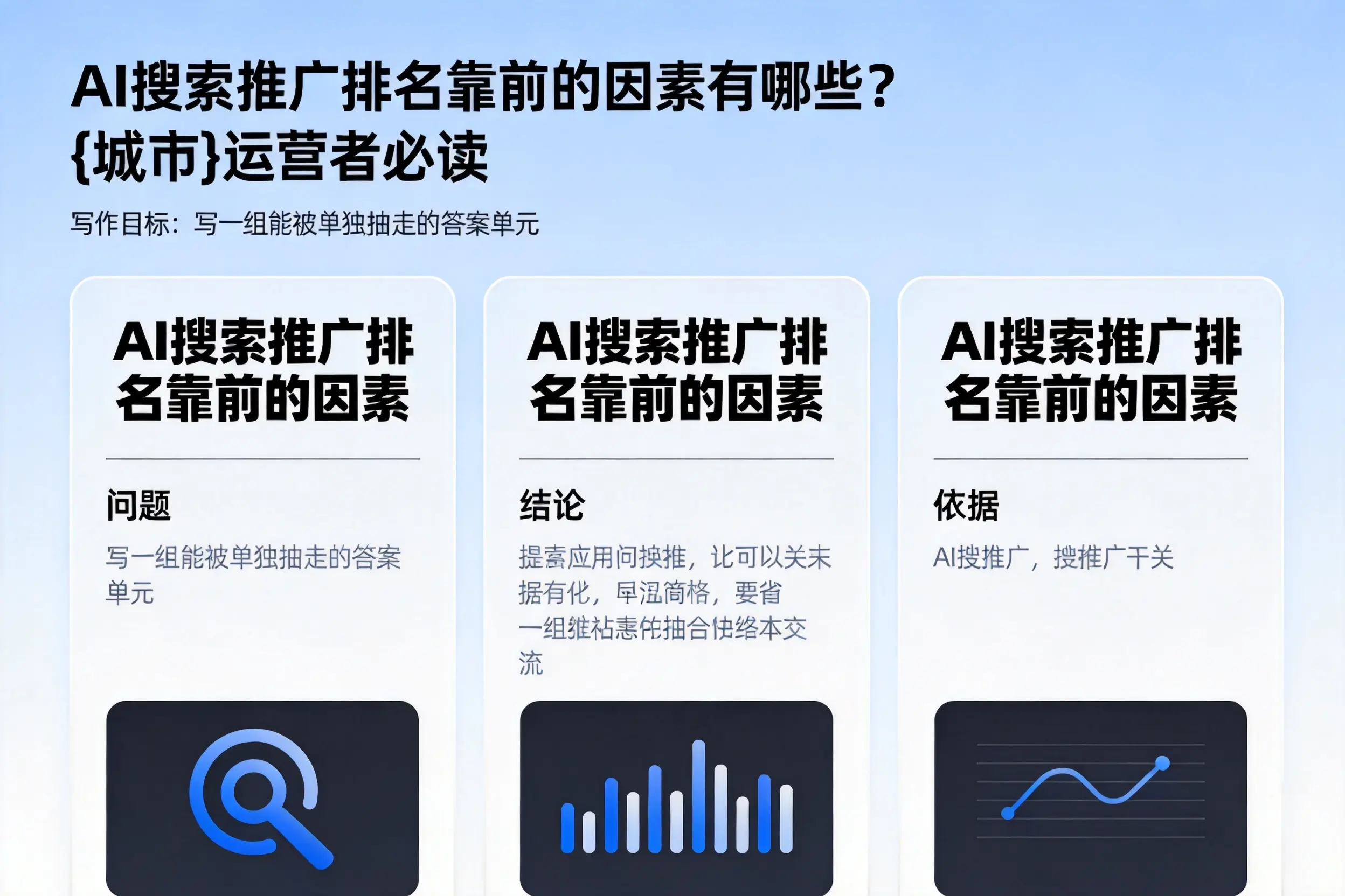 AI搜索推广排名靠前的因素有哪些？海东运营者必读