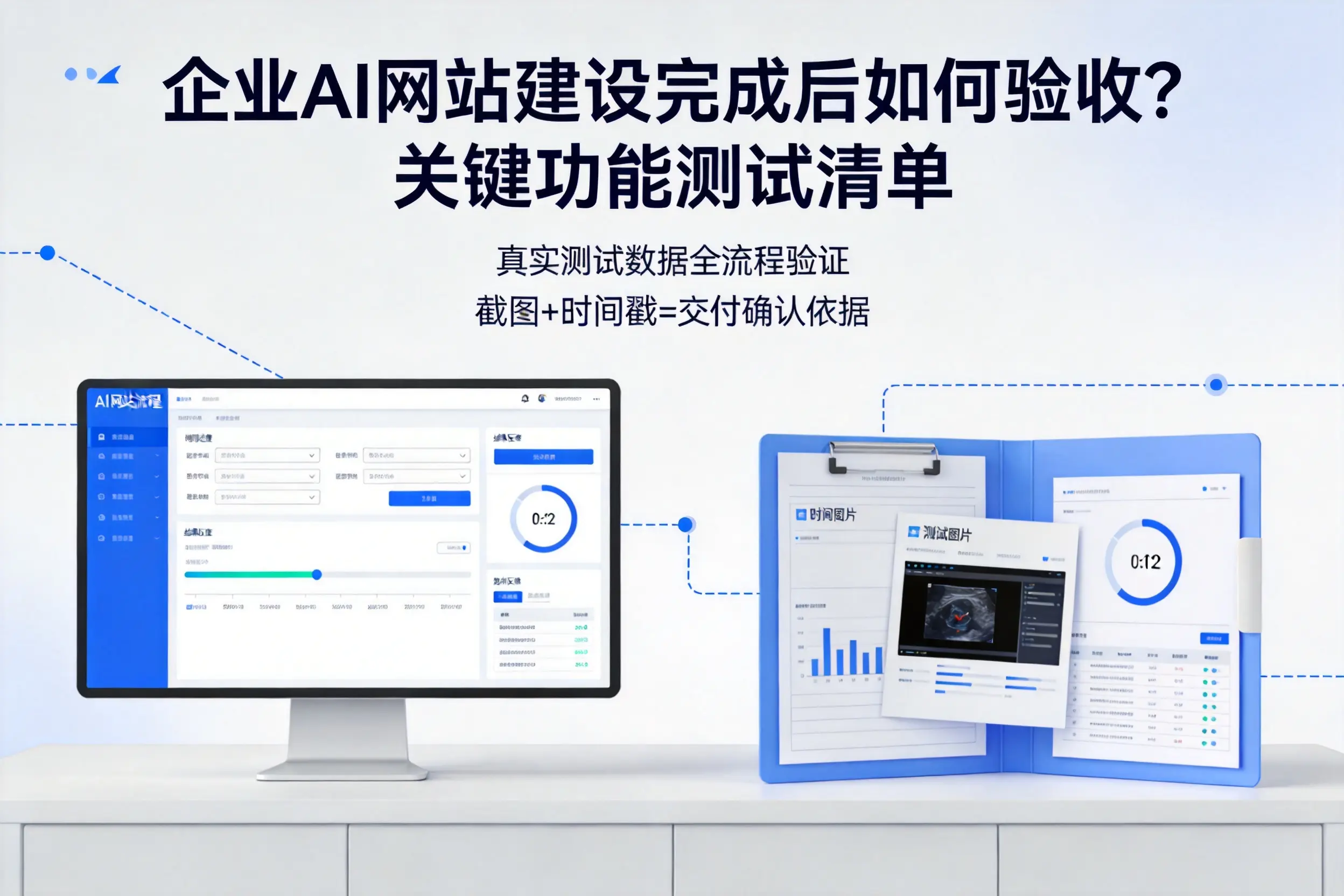 海东企业AI网站建设完成后如何验收？关键功能测试清单