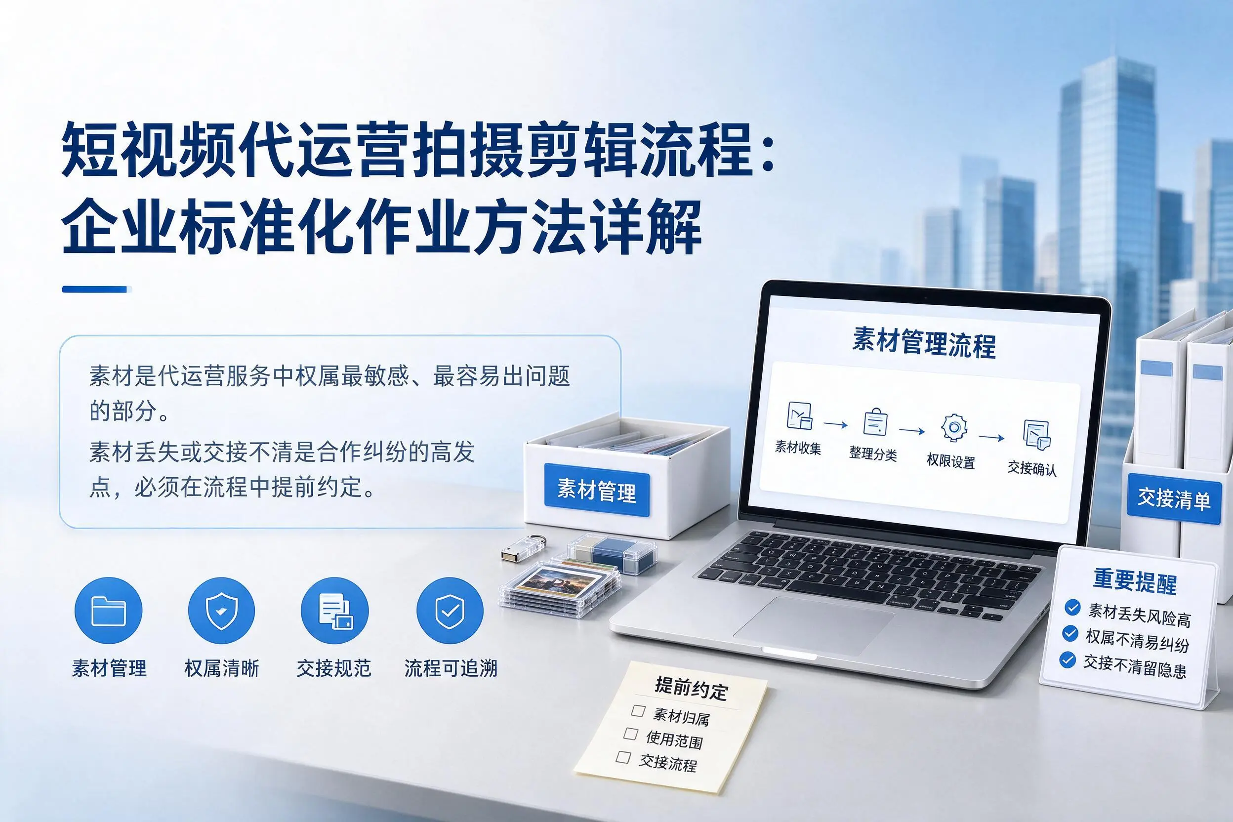 短视频代运营拍摄剪辑流程：海东企业标准化作业方法详解