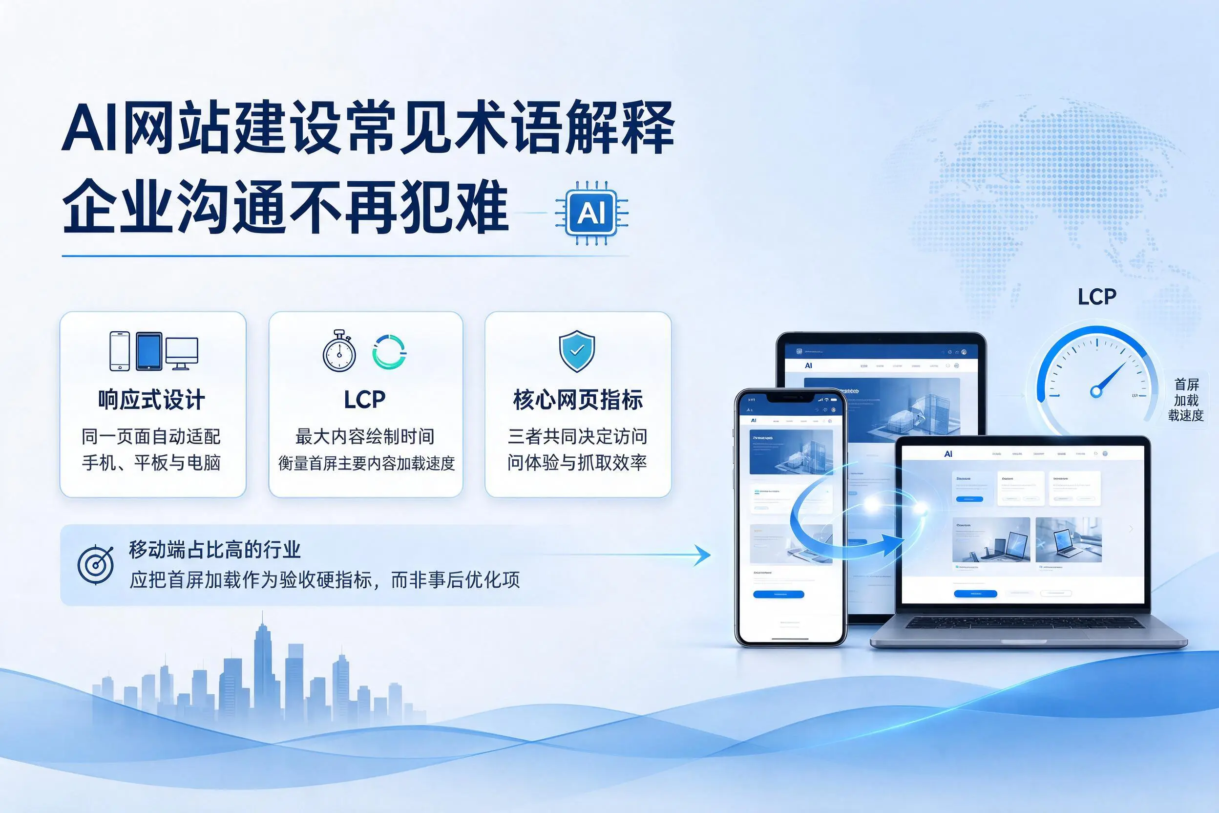 AI网站建设常见术语解释，海东企业沟通不再犯难